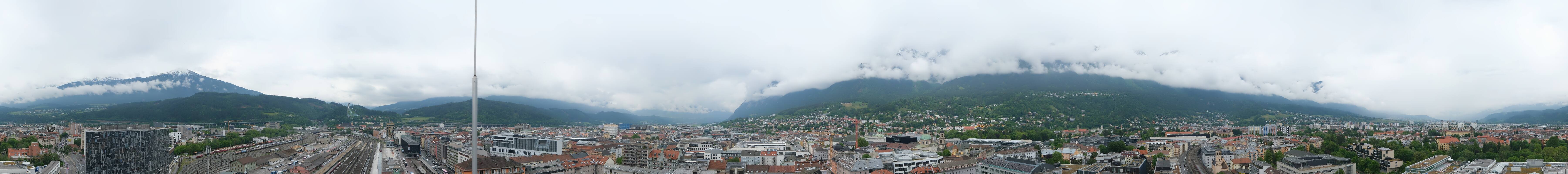 Archiv Foto Webcam Panoramablick - Innsbruck