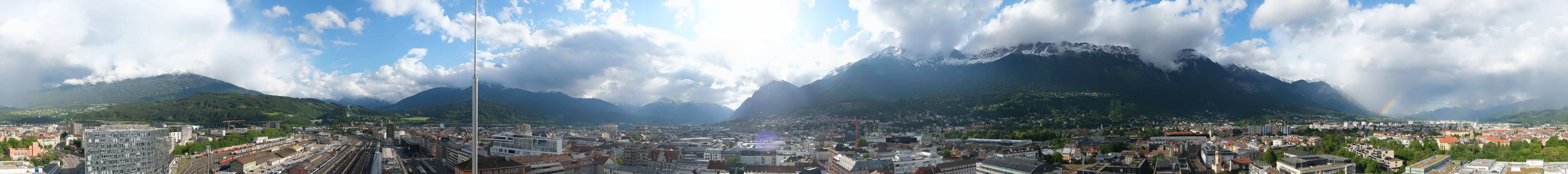 Archiv Foto Webcam Panoramablick - Innsbruck
