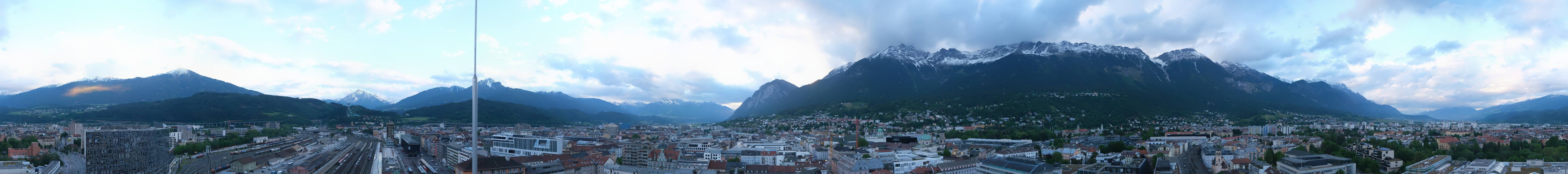 Archiv Foto Webcam Panoramablick - Innsbruck