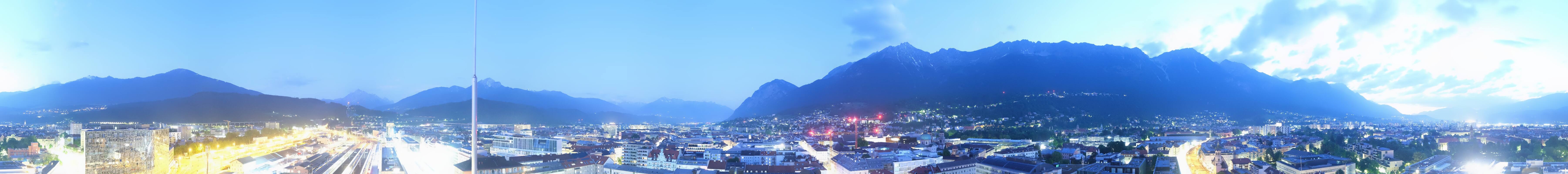 Archiv Foto Webcam Panoramablick - Innsbruck