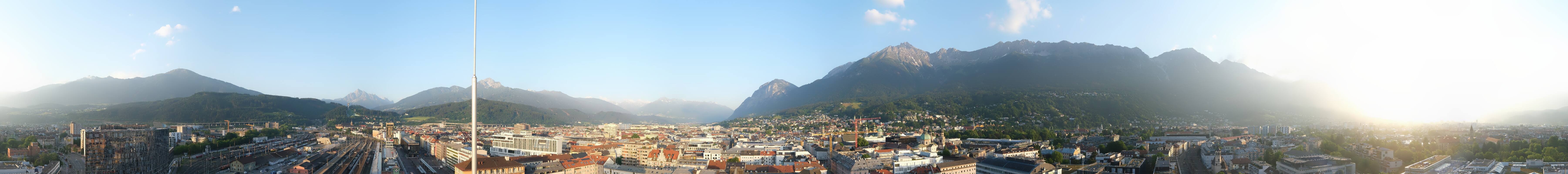 Archiv Foto Webcam Panoramablick - Innsbruck