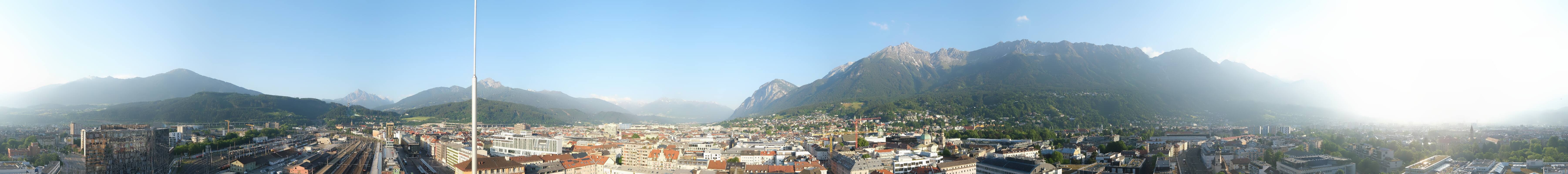 Archiv Foto Webcam Panoramablick - Innsbruck