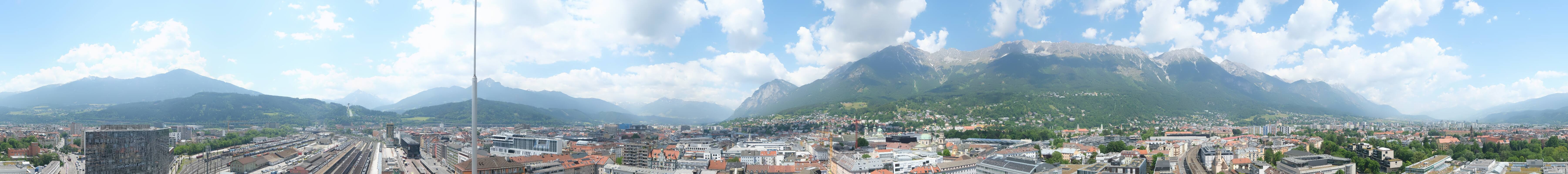 Archived image Webcam Innsbruck - panoramic view