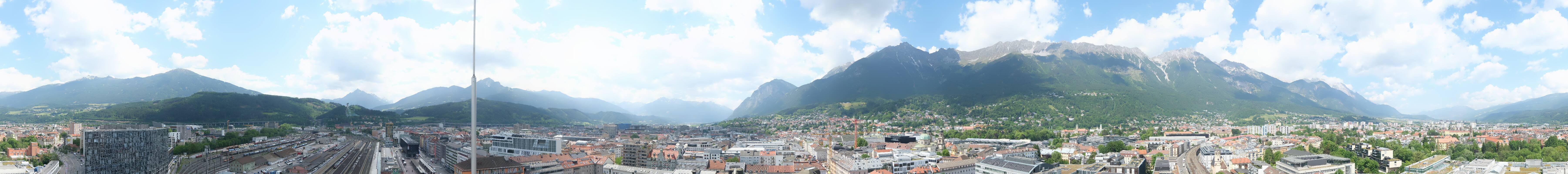 Archived image Webcam Innsbruck - panoramic view