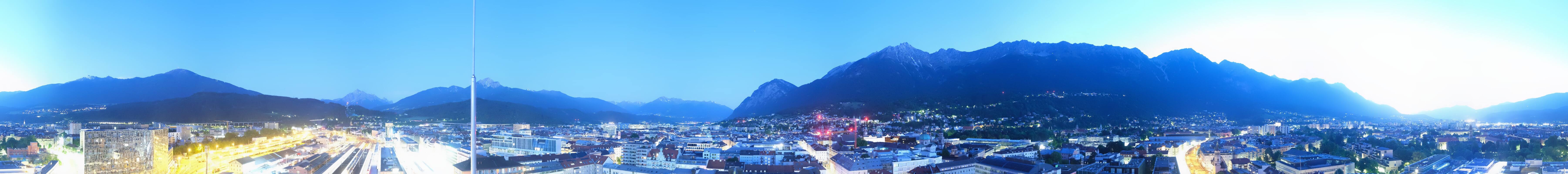 Archiv Foto Webcam Panoramablick - Innsbruck