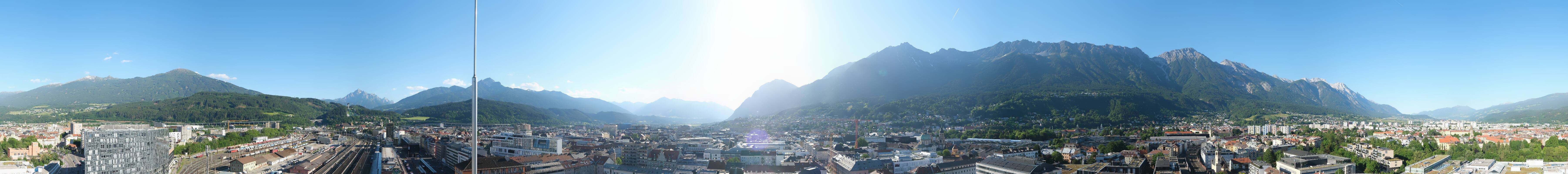 Archiv Foto Webcam Panoramablick - Innsbruck