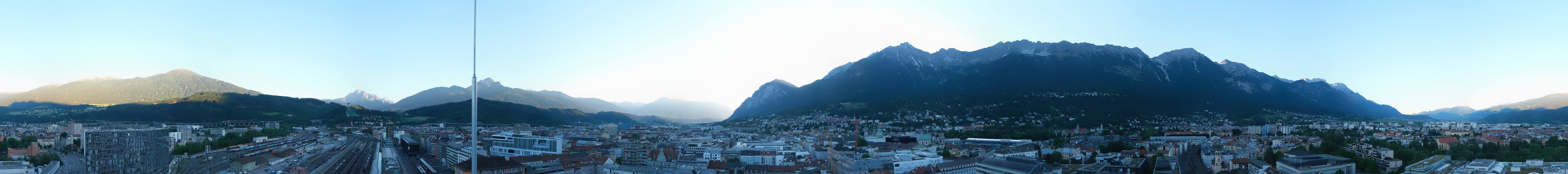 Archiv Foto Webcam Panoramablick - Innsbruck