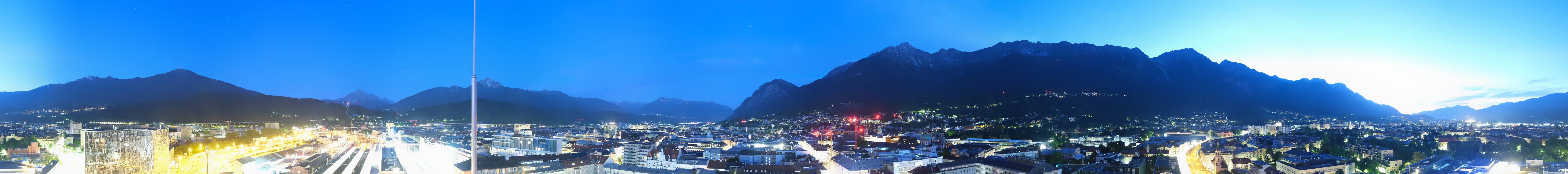 Archiv Foto Webcam Panoramablick - Innsbruck