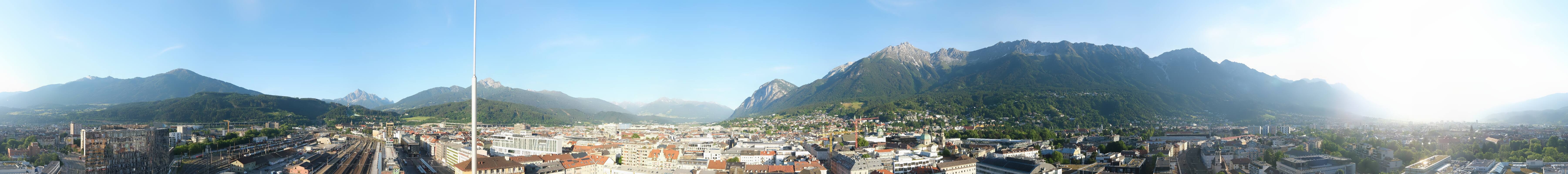 Archiv Foto Webcam Panoramablick - Innsbruck