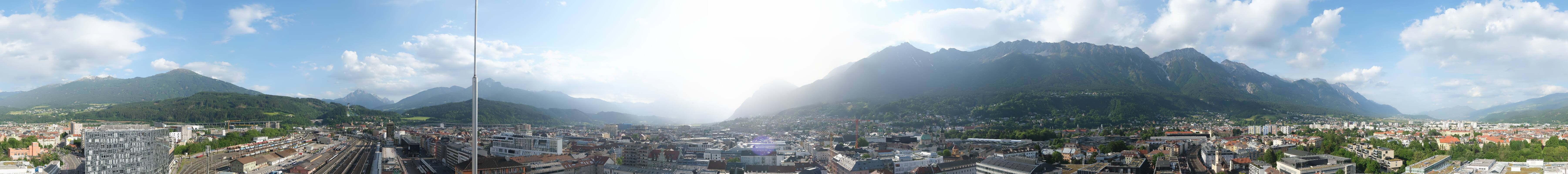 Archiv Foto Webcam Panoramablick - Innsbruck