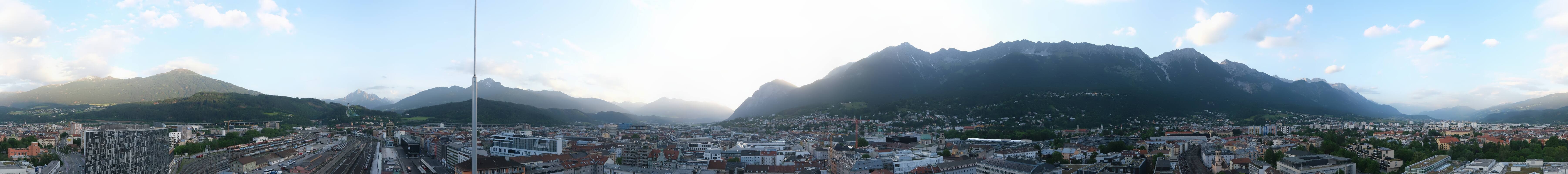 Archiv Foto Webcam Panoramablick - Innsbruck