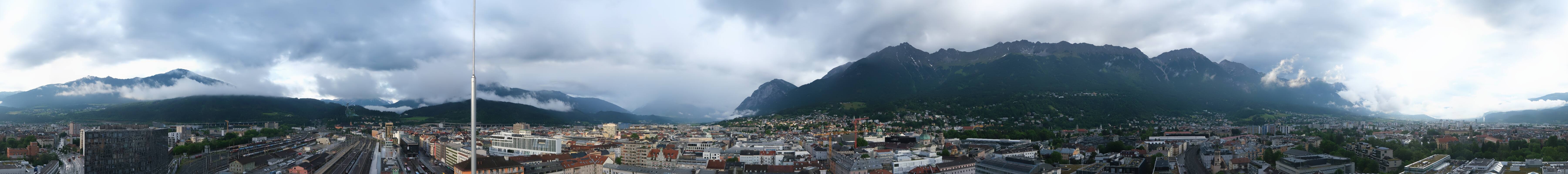 Archiv Foto Webcam Panoramablick - Innsbruck