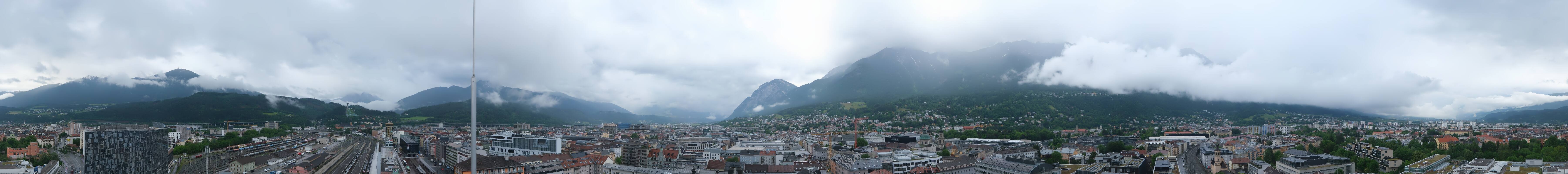 Archiv Foto Webcam Panoramablick - Innsbruck