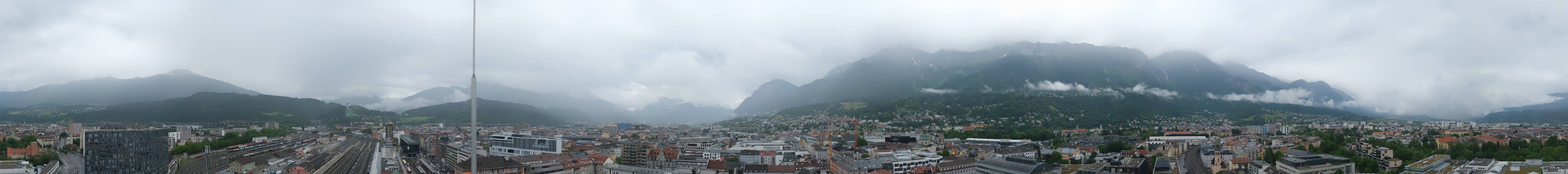 Archiv Foto Webcam Panoramablick - Innsbruck