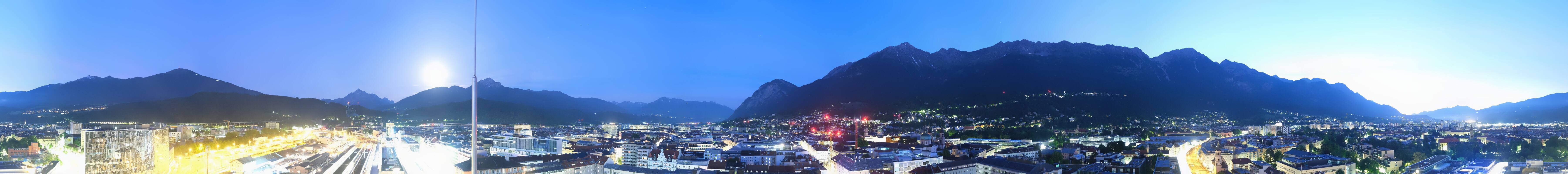 Archiv Foto Webcam Panoramablick - Innsbruck