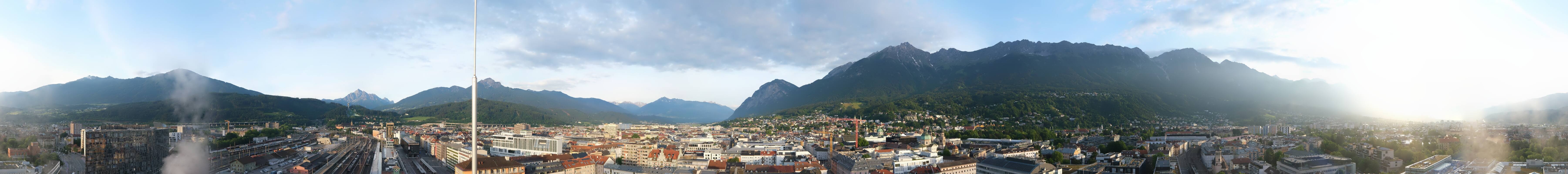 Archiv Foto Webcam Panoramablick - Innsbruck