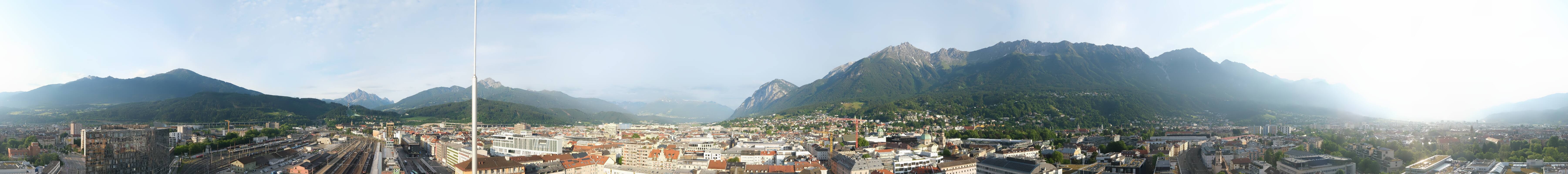 Archiv Foto Webcam Panoramablick - Innsbruck