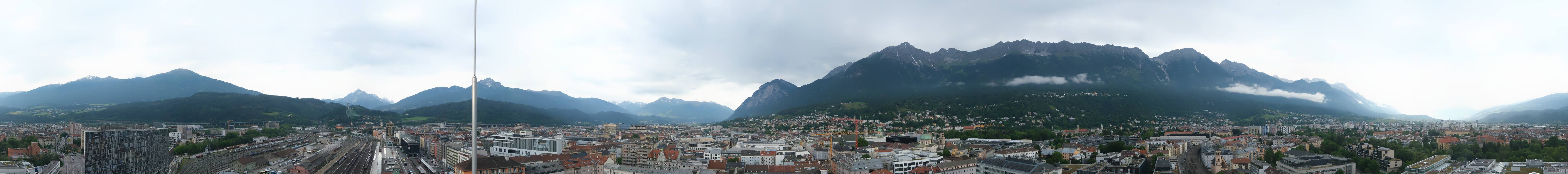 Archiv Foto Webcam Panoramablick - Innsbruck