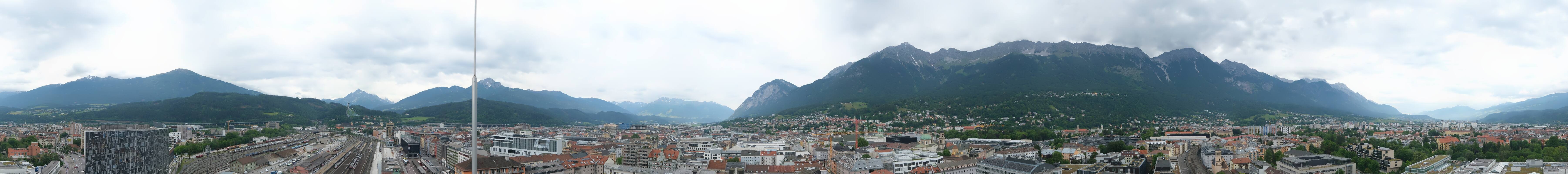 Archiv Foto Webcam Panoramablick - Innsbruck
