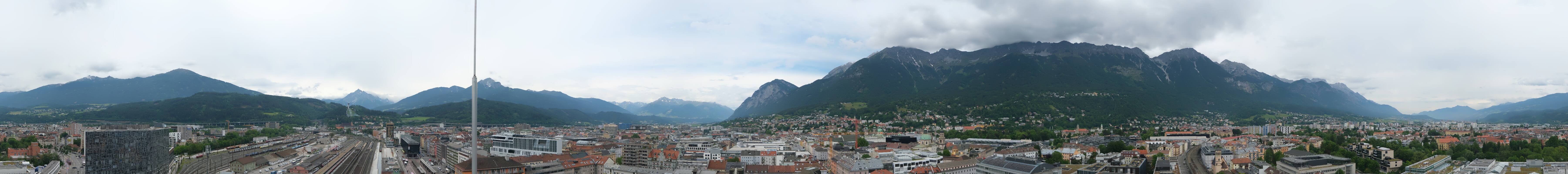 Archiv Foto Webcam Panoramablick - Innsbruck