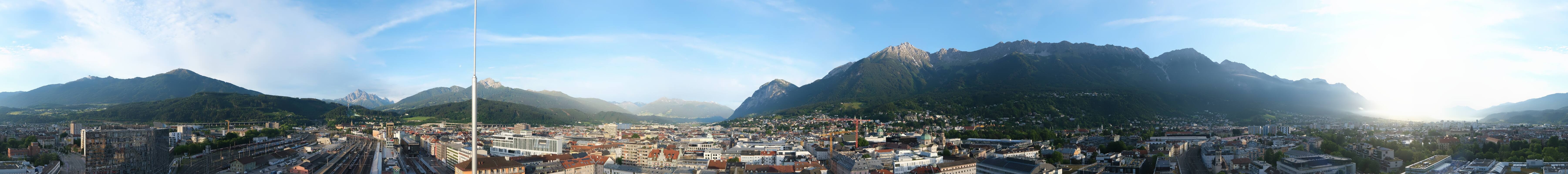 Archiv Foto Webcam Panoramablick - Innsbruck