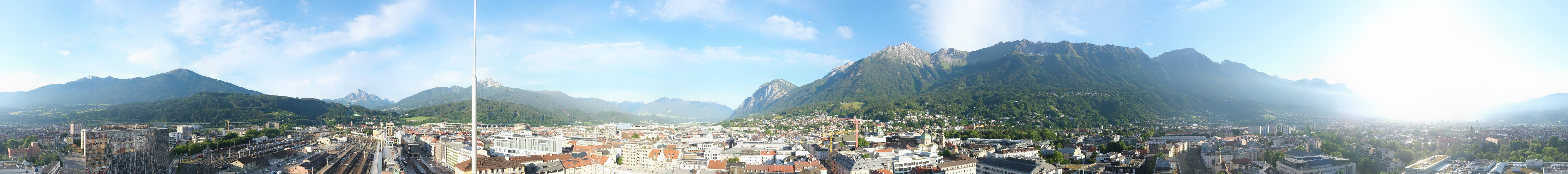 Archived image Webcam Innsbruck - panoramic view