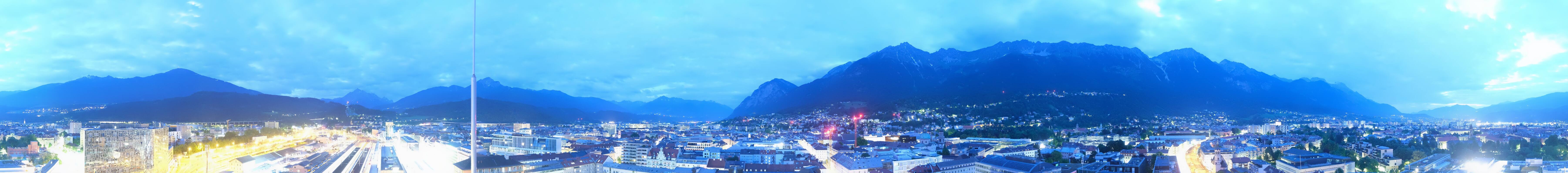 Archiv Foto Webcam Panoramablick - Innsbruck