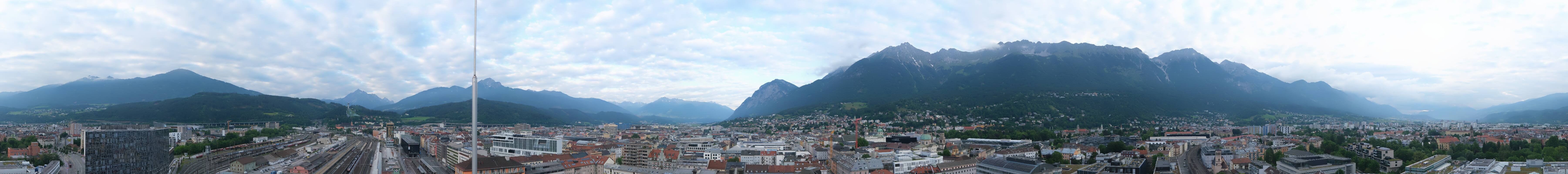 Archiv Foto Webcam Panoramablick - Innsbruck