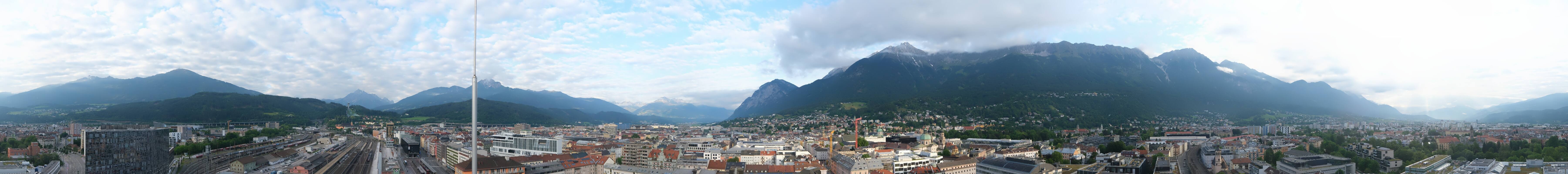 Archiv Foto Webcam Panoramablick - Innsbruck