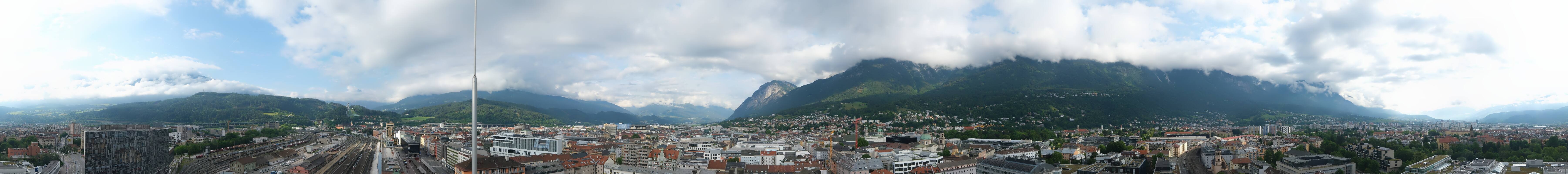 Archiv Foto Webcam Panoramablick - Innsbruck