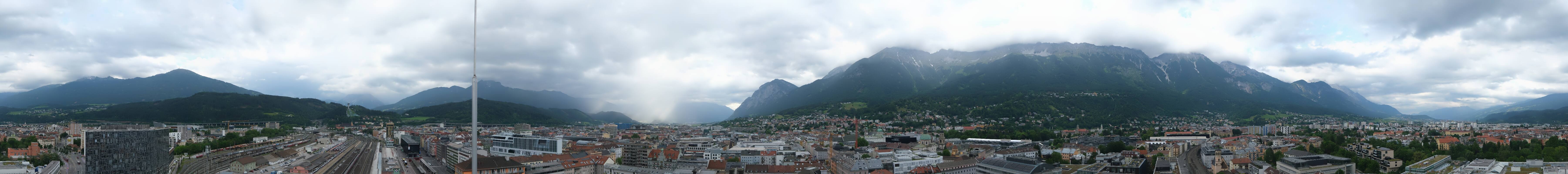 Archiv Foto Webcam Panoramablick - Innsbruck