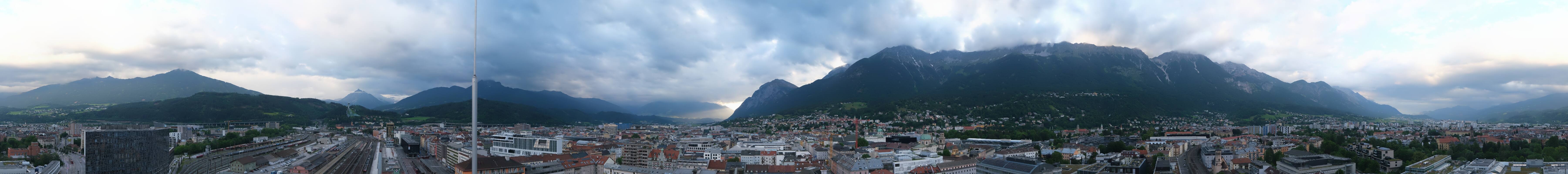 Archiv Foto Webcam Panoramablick - Innsbruck