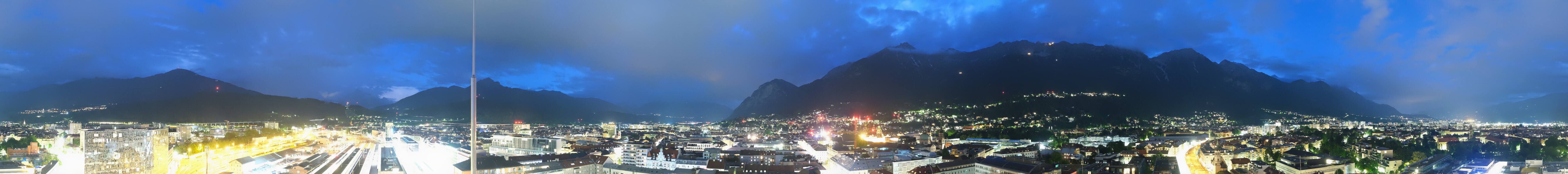 Archiv Foto Webcam Panoramablick - Innsbruck