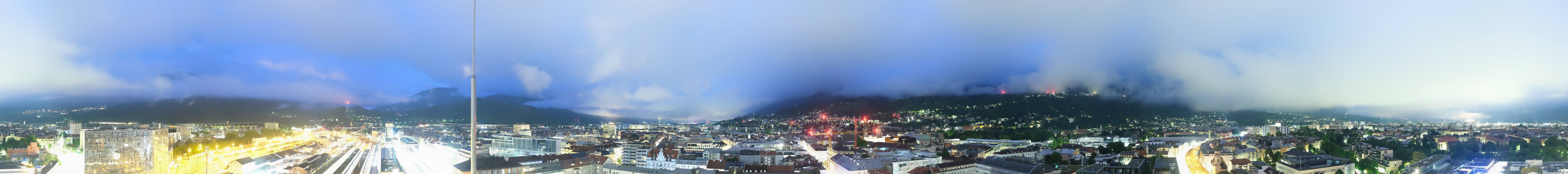 Archiv Foto Webcam Panoramablick - Innsbruck