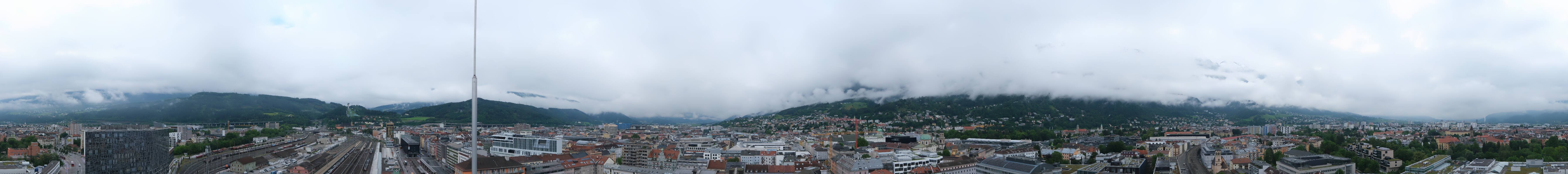 Archiv Foto Webcam Panoramablick - Innsbruck