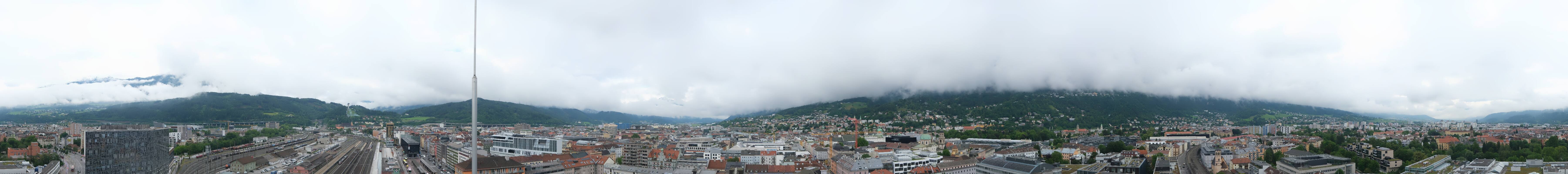 Archiv Foto Webcam Panoramablick - Innsbruck