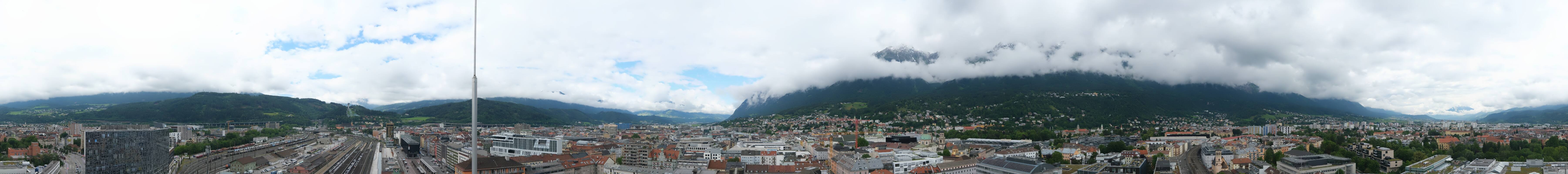 Archiv Foto Webcam Panoramablick - Innsbruck