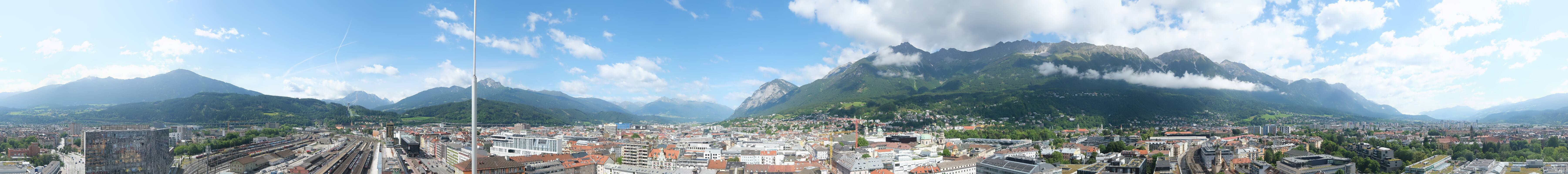 Archived image Webcam Innsbruck - panoramic view