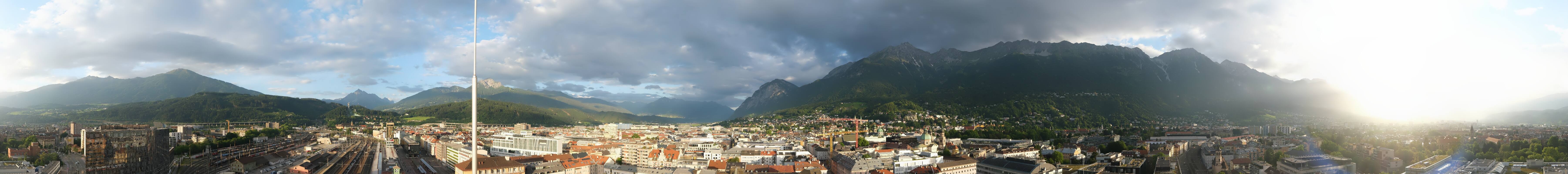 Archiv Foto Webcam Panoramablick - Innsbruck