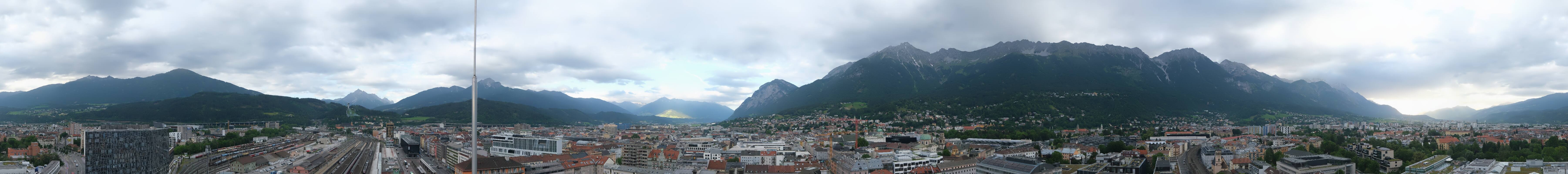 Archiv Foto Webcam Panoramablick - Innsbruck