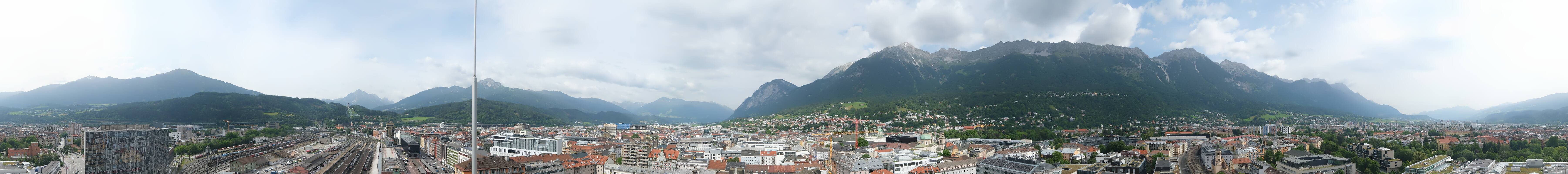 Archiv Foto Webcam Panoramablick - Innsbruck