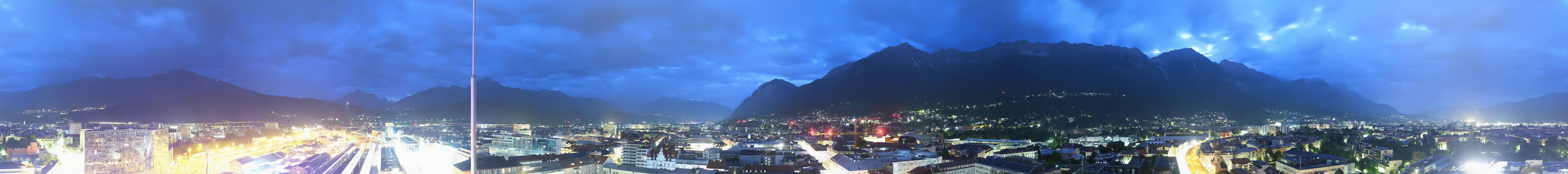 Archiv Foto Webcam Panoramablick - Innsbruck