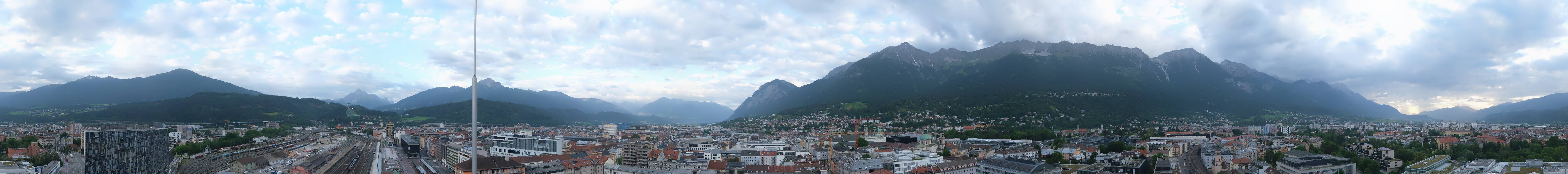 Archiv Foto Webcam Panoramablick - Innsbruck