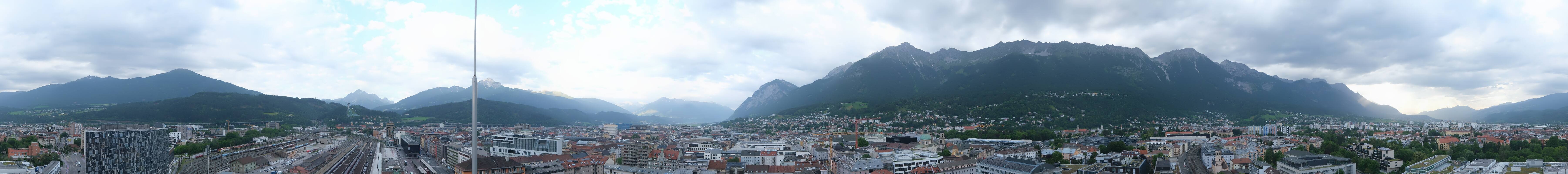 Archiv Foto Webcam Panoramablick - Innsbruck