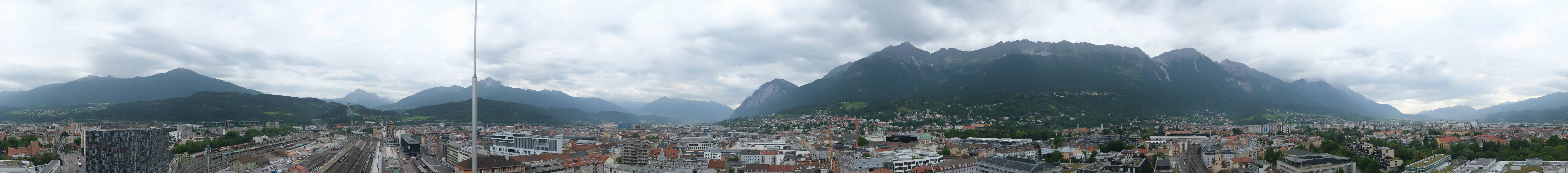 Archiv Foto Webcam Panoramablick - Innsbruck