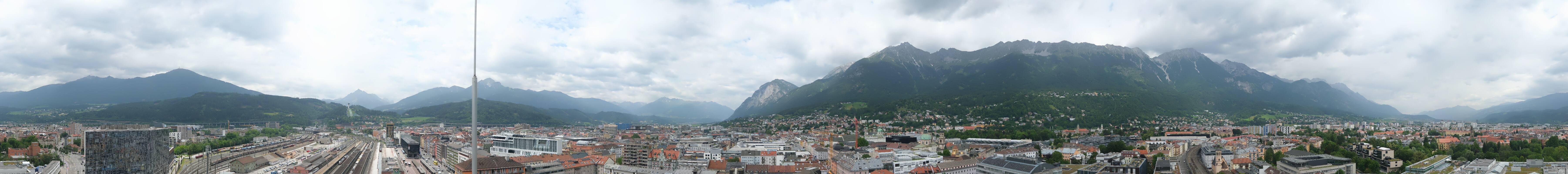 Archiv Foto Webcam Panoramablick - Innsbruck