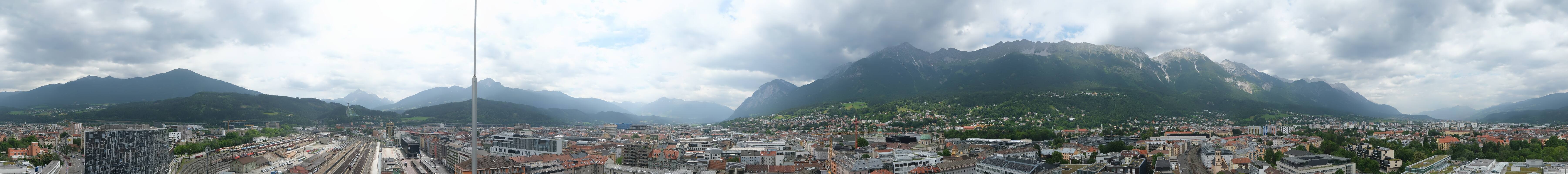 Archiv Foto Webcam Panoramablick - Innsbruck