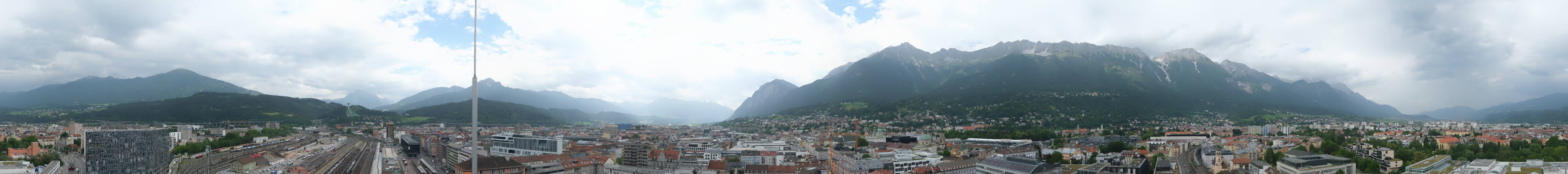 Archiv Foto Webcam Panoramablick - Innsbruck