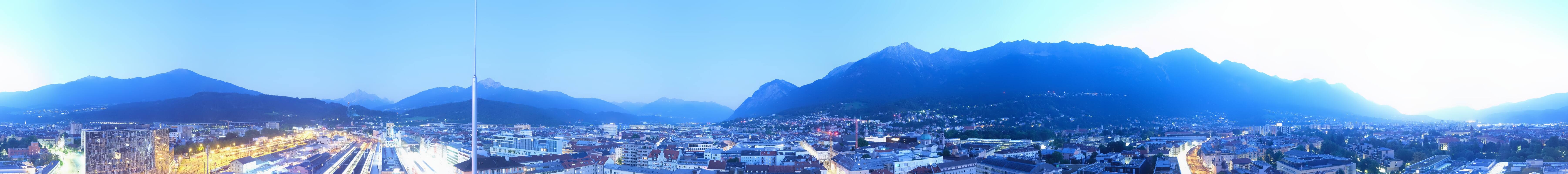 Archiv Foto Webcam Panoramablick - Innsbruck