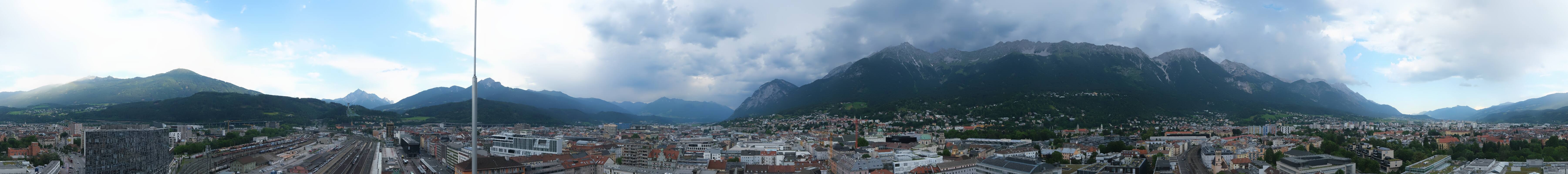 Archiv Foto Webcam Panoramablick - Innsbruck